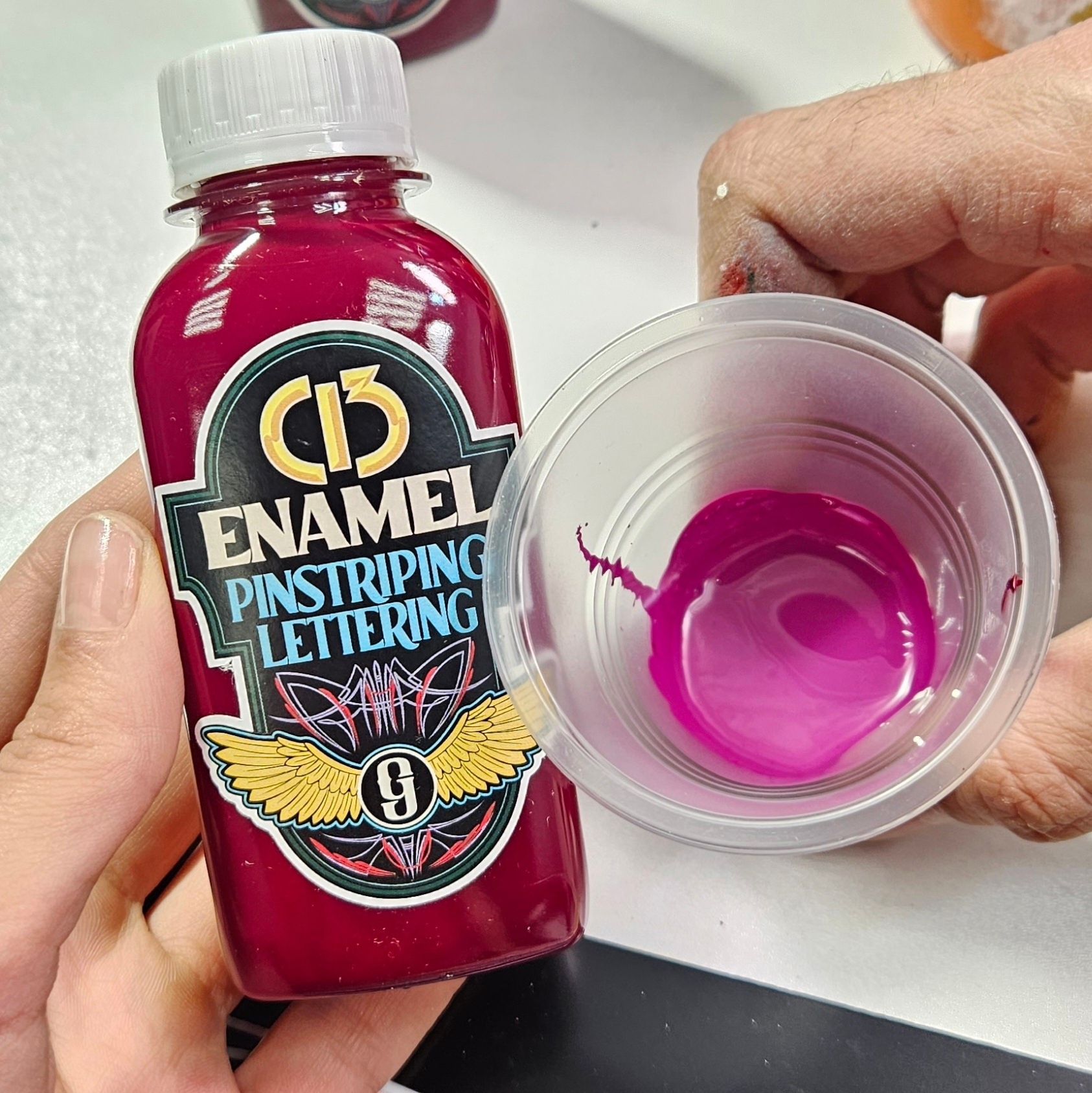 "Fuchsia" Эмаль для пинстрайпинга С-13 CE-11