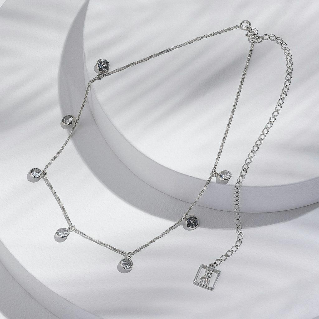 Подвеска Дождик цирконов (Ag 925)