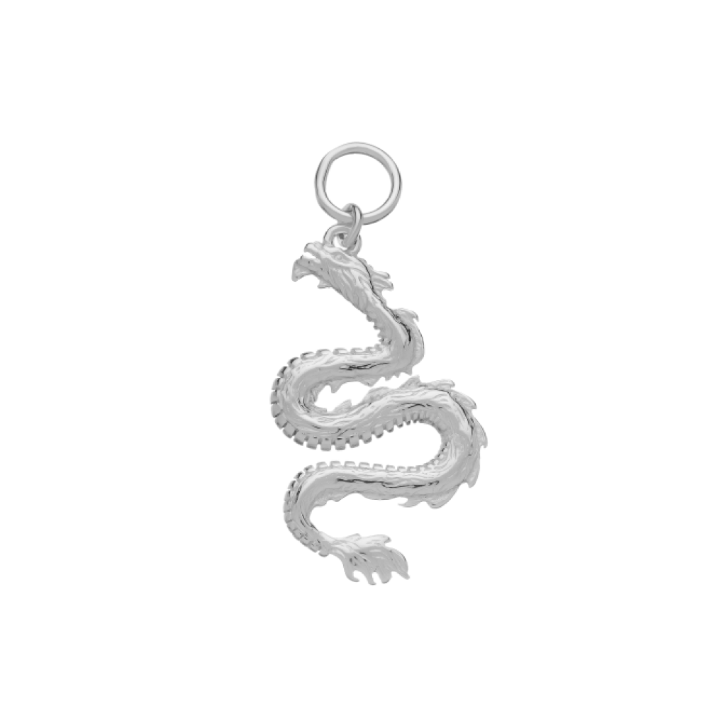 Подвеска на серьгу Дракон (левая) (Ag 925)