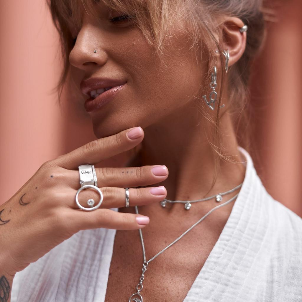 Кольцо на фалангу (гладкое) (Ag 925)