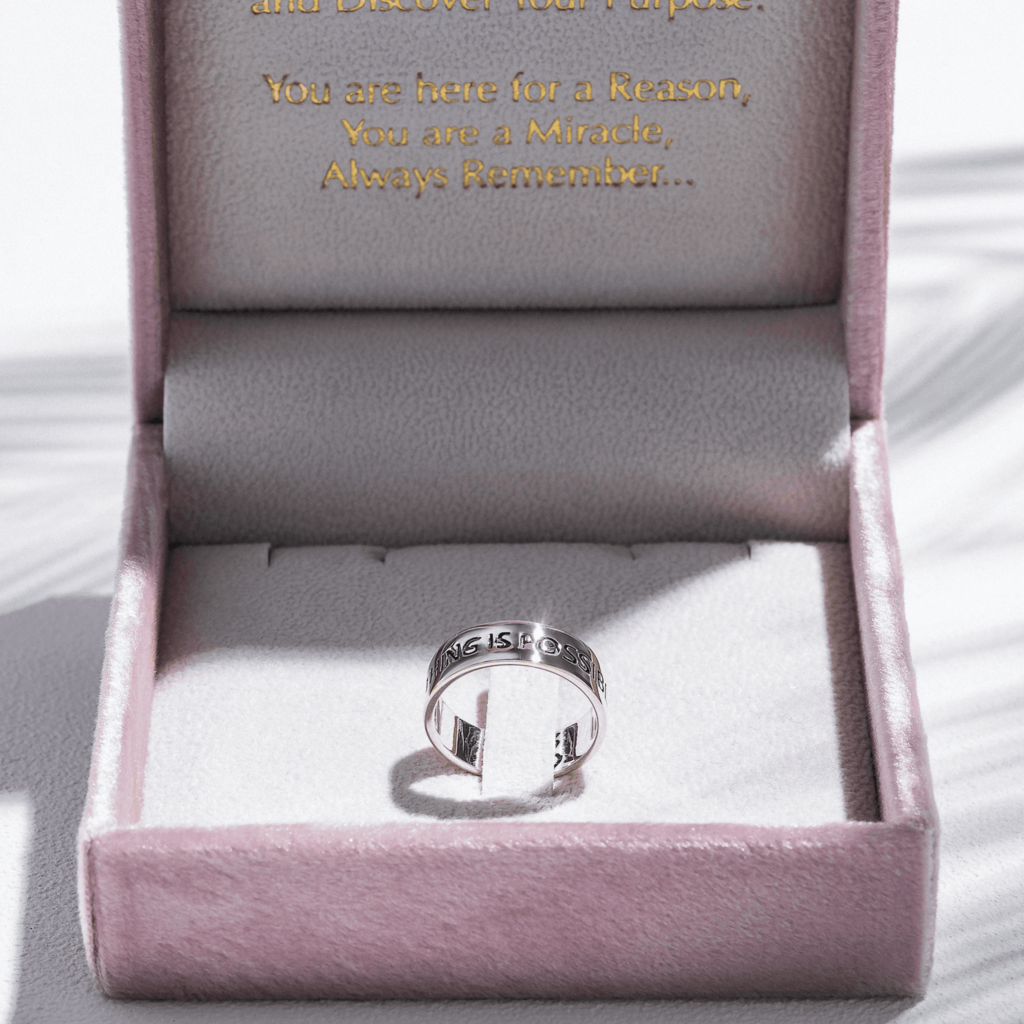 Кольцо Everything is possible (Ag 925)