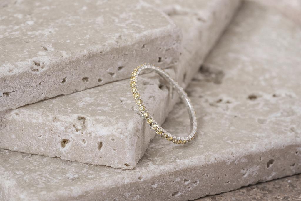 Кольцо "Charming Yellow" (Ag 925)