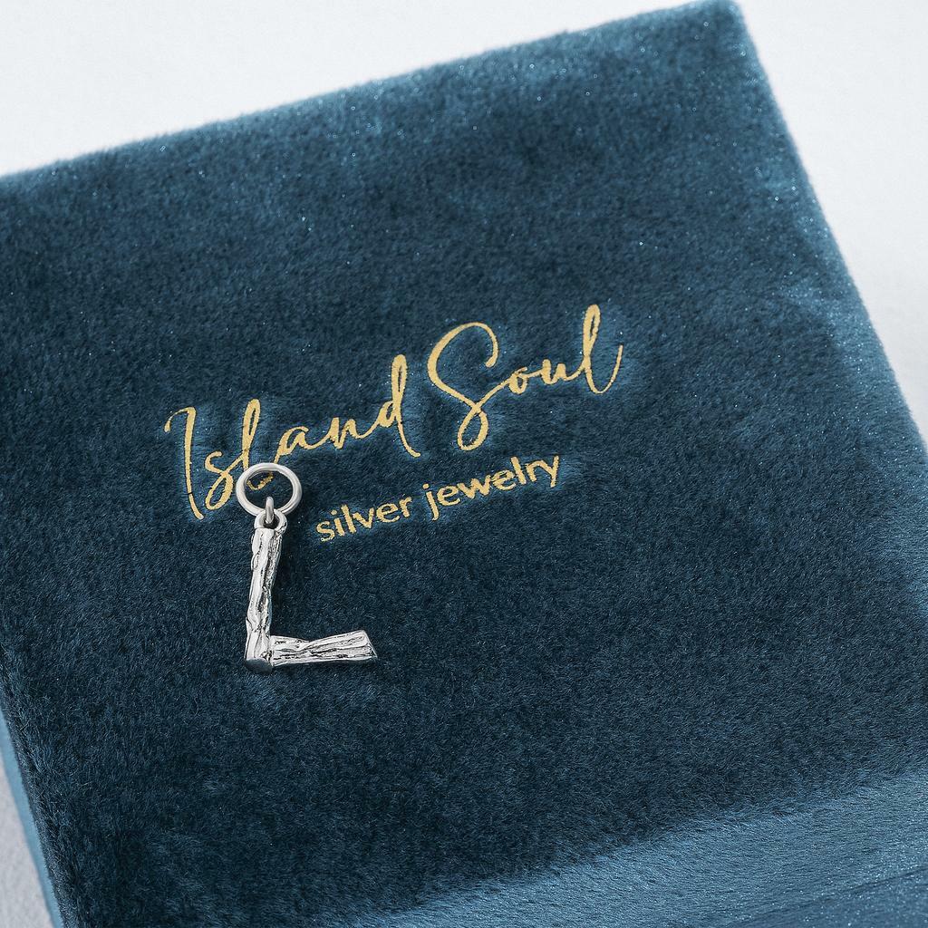 Подвеска на серьгу "L" (Ag 925)