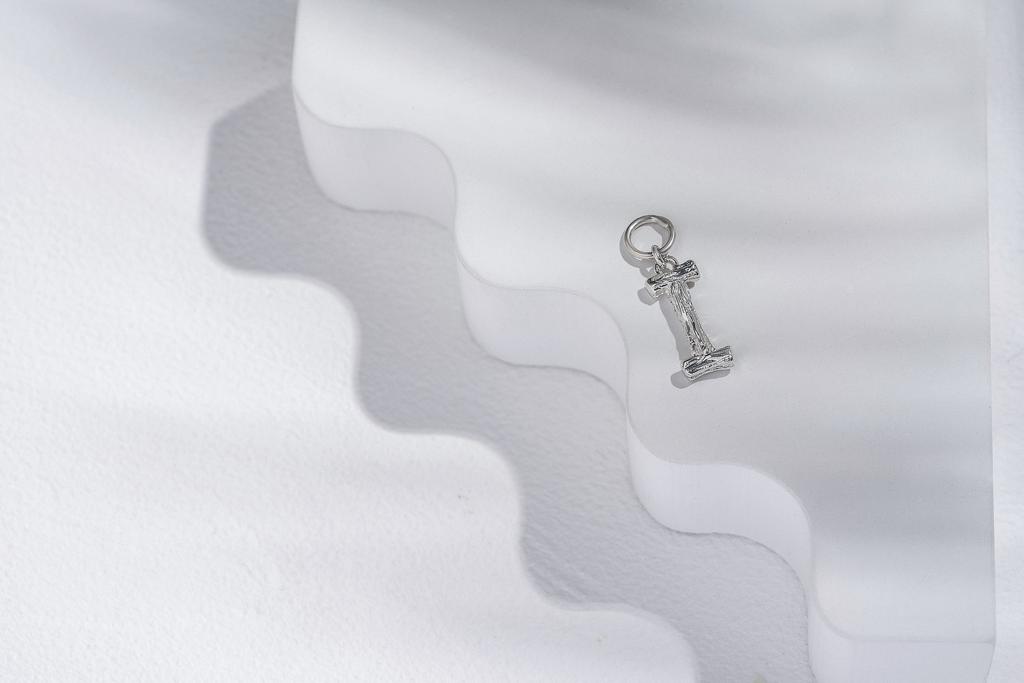 Подвеска на серьгу "I" (Ag 925)