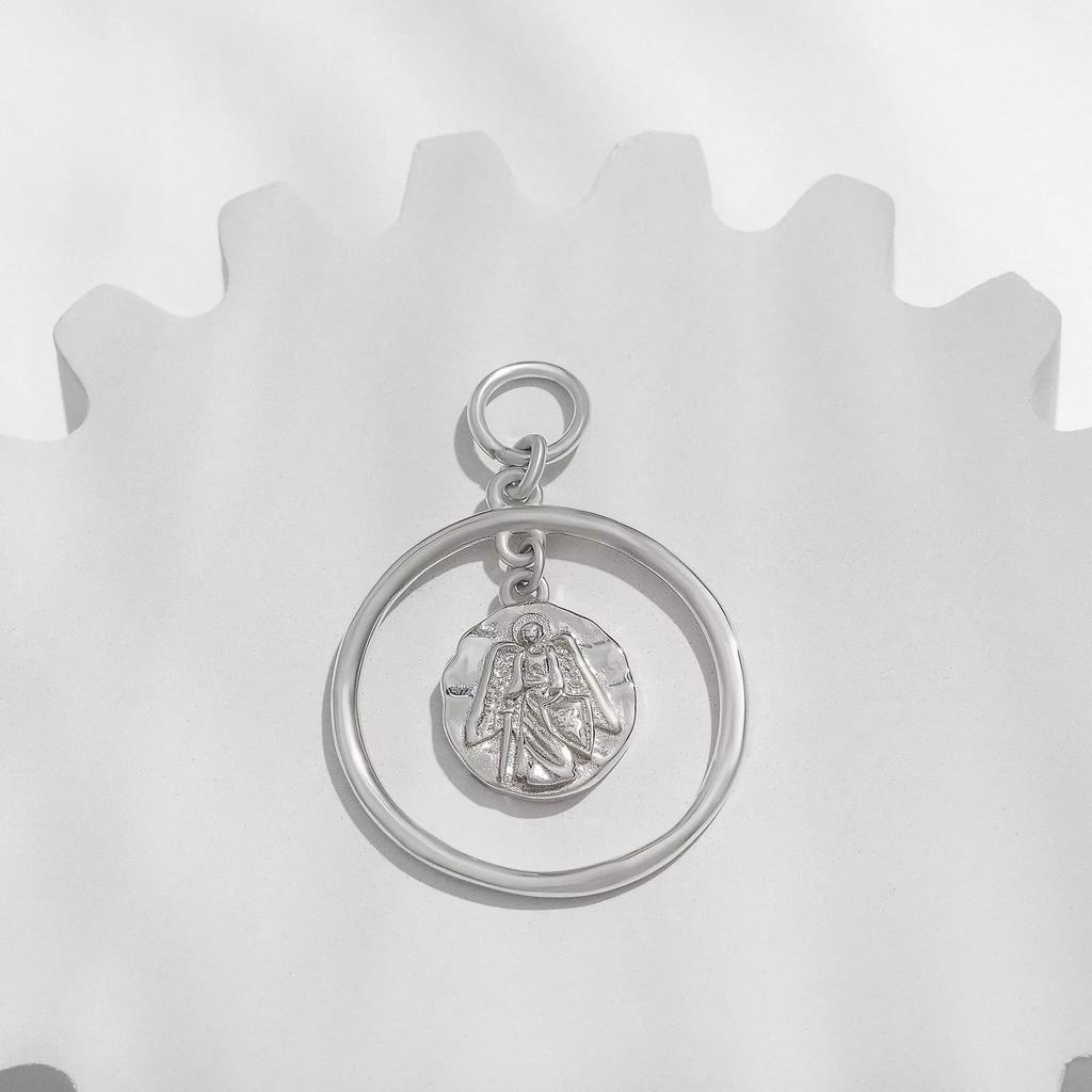 Подвеска на серьгу "Архангел Михаил" (Ag 925)
