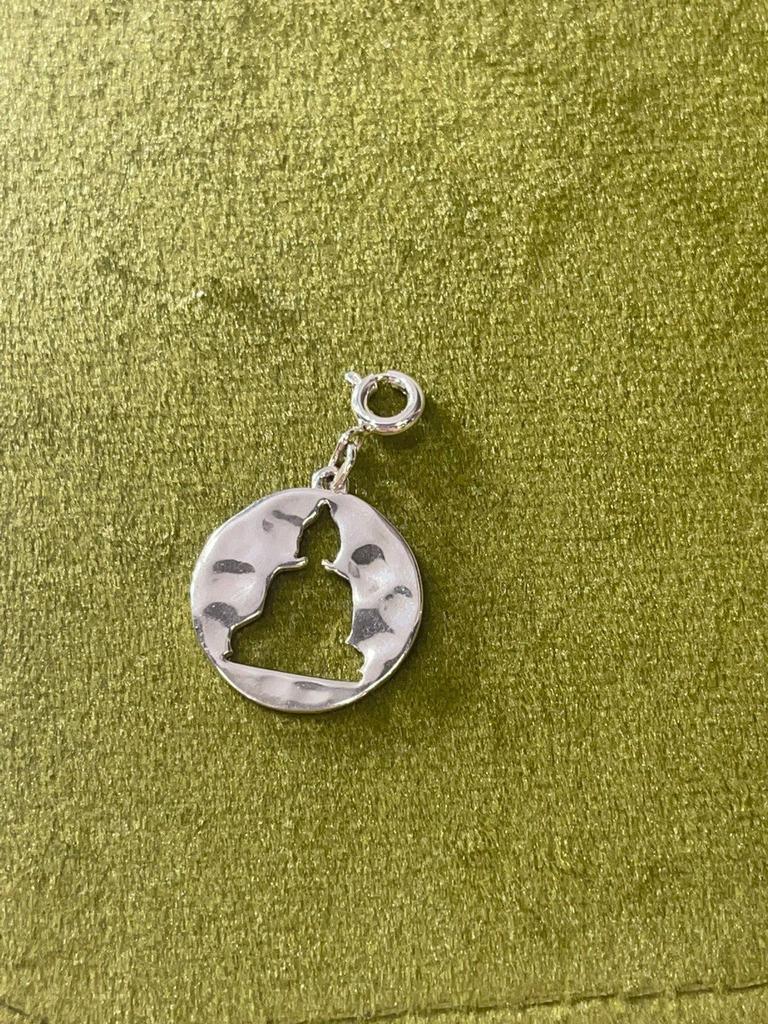 Подвеска Будда (на карабине) (Ag 925)