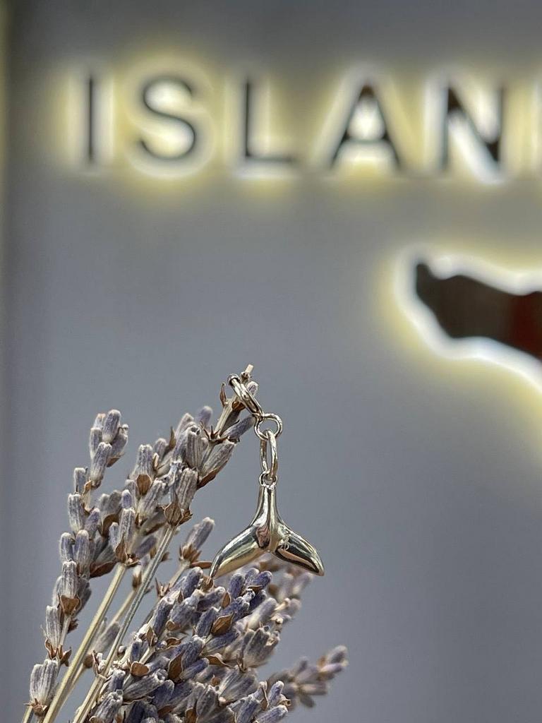 Подвеска Хвост кита (на карабине) (Ag 925)