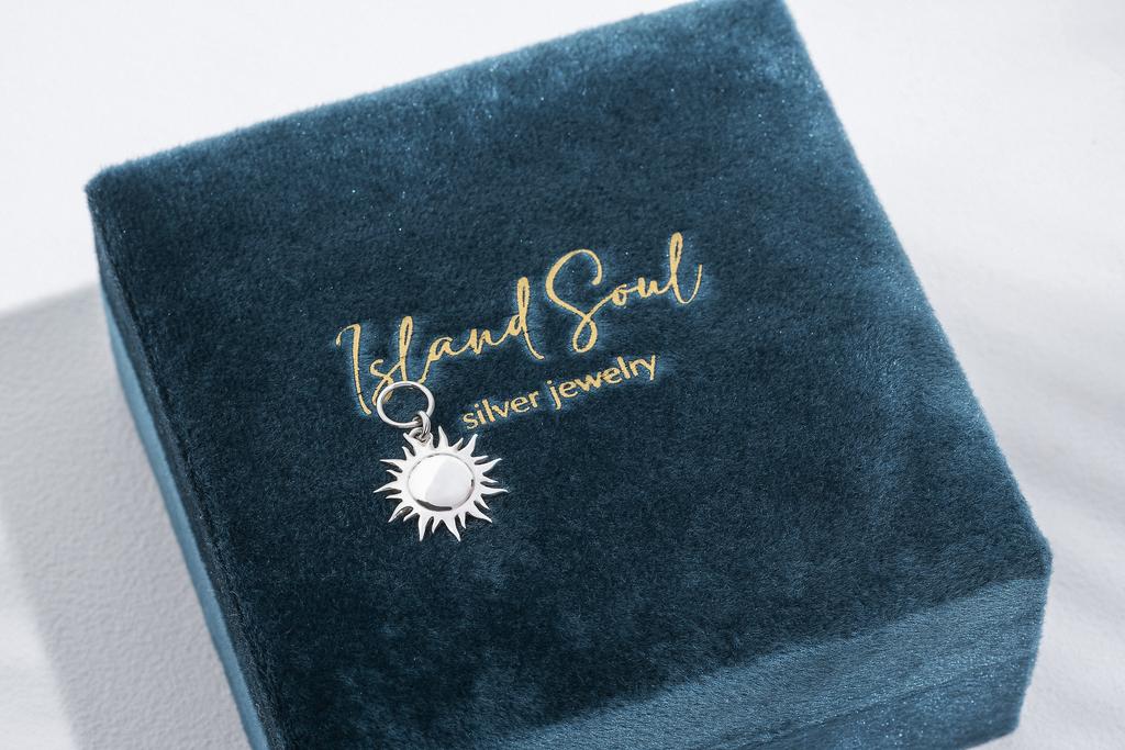 Подвеска на серьгу Солнце (Ag 925)