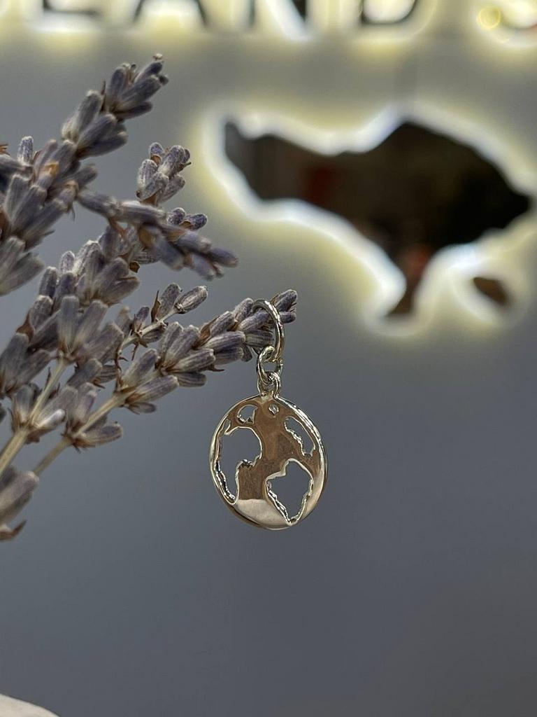 Подвеска на серьгу "Гражданин мира" (Ag 925)