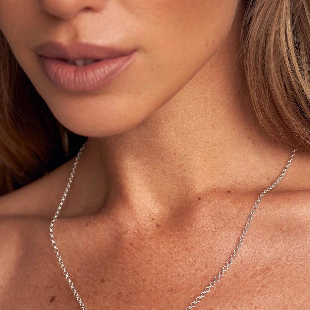 Колье плетения Ролло (60см) (Ag 925)