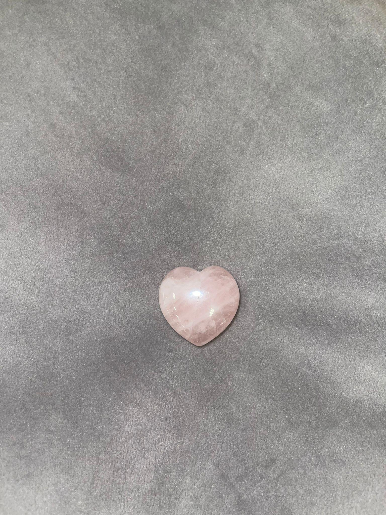 Сердце розовый кварц XS (до 20 гр.)