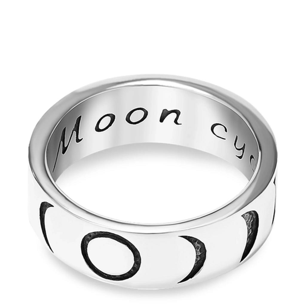 Кольцо с фазами Луны (мужское) (Ag 925)