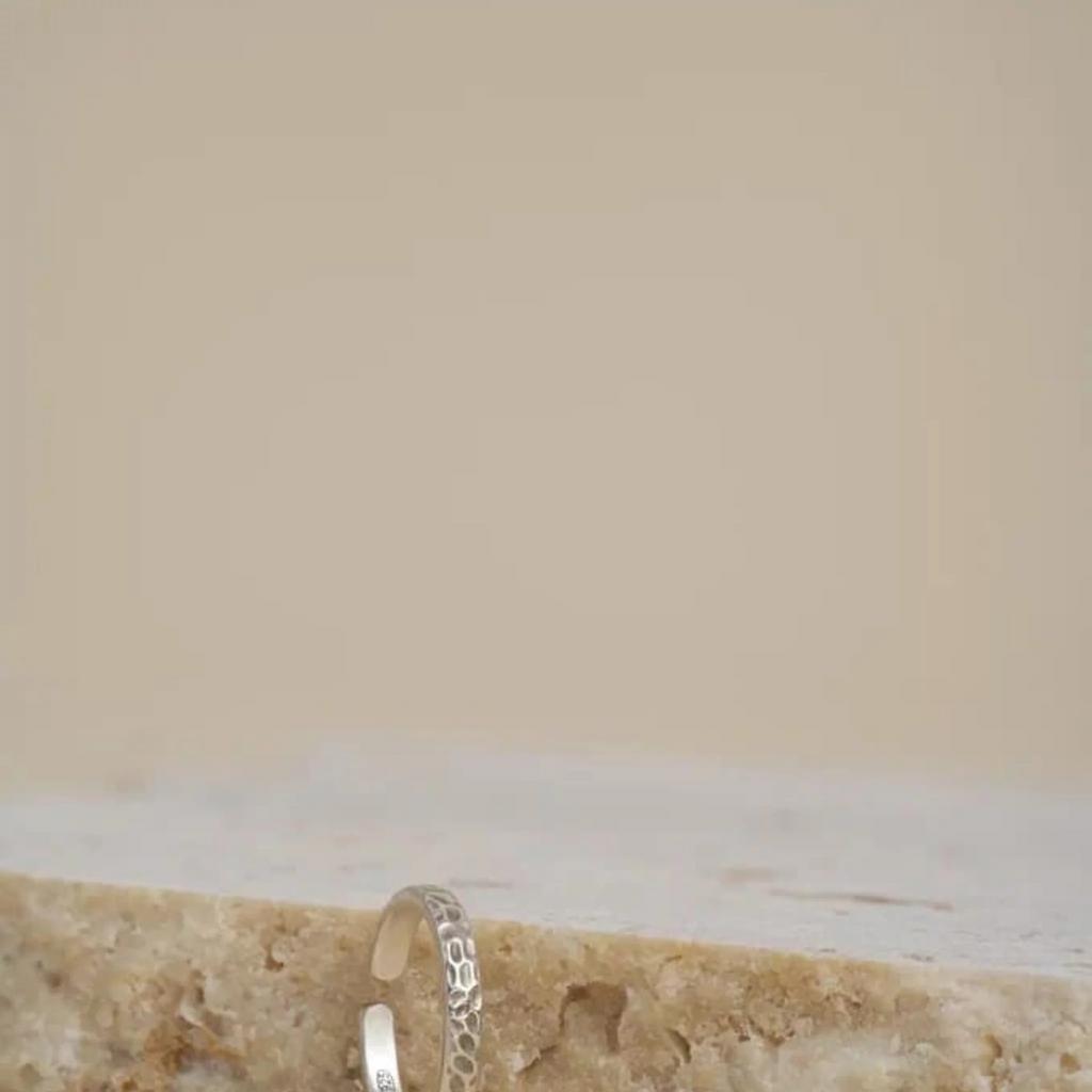 Кольцо на пальцы ног (мятое) (Ag 925)