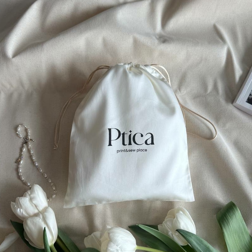 Мешочек из премиального кремового хлопка, цена от 50 штук