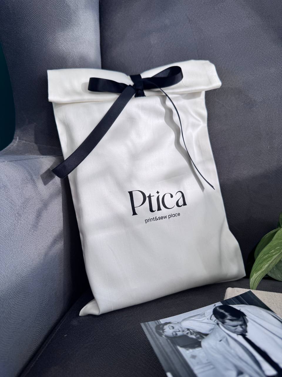 Конверт из премиального кремового хлопка, цена от 50 штук