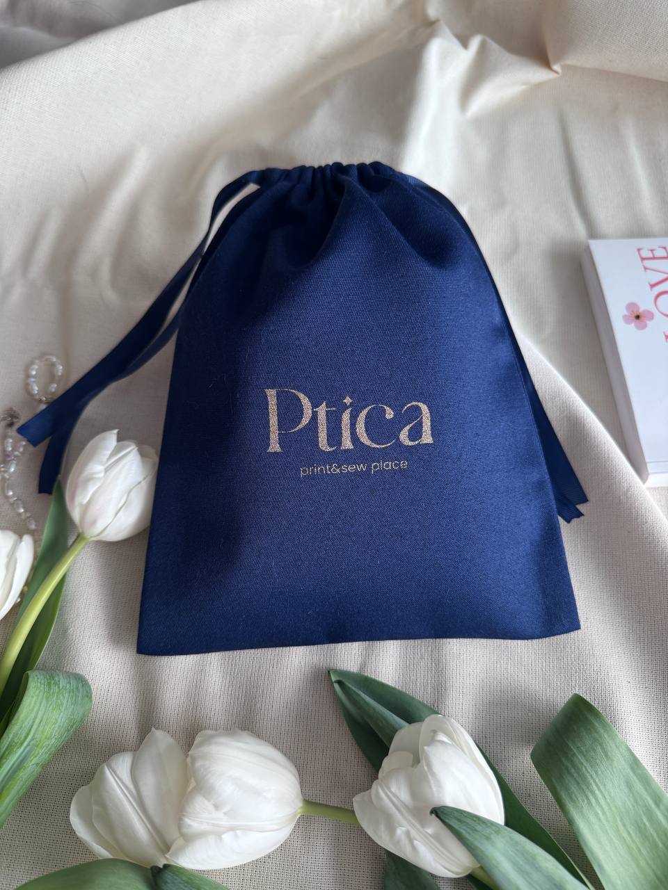 Мешочек из смесовой ткани (хлопок+полиэстер), цена от 50 штук