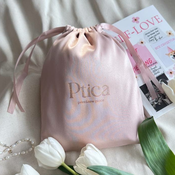 Мешочек из плотного атласа, цена от 50 штук