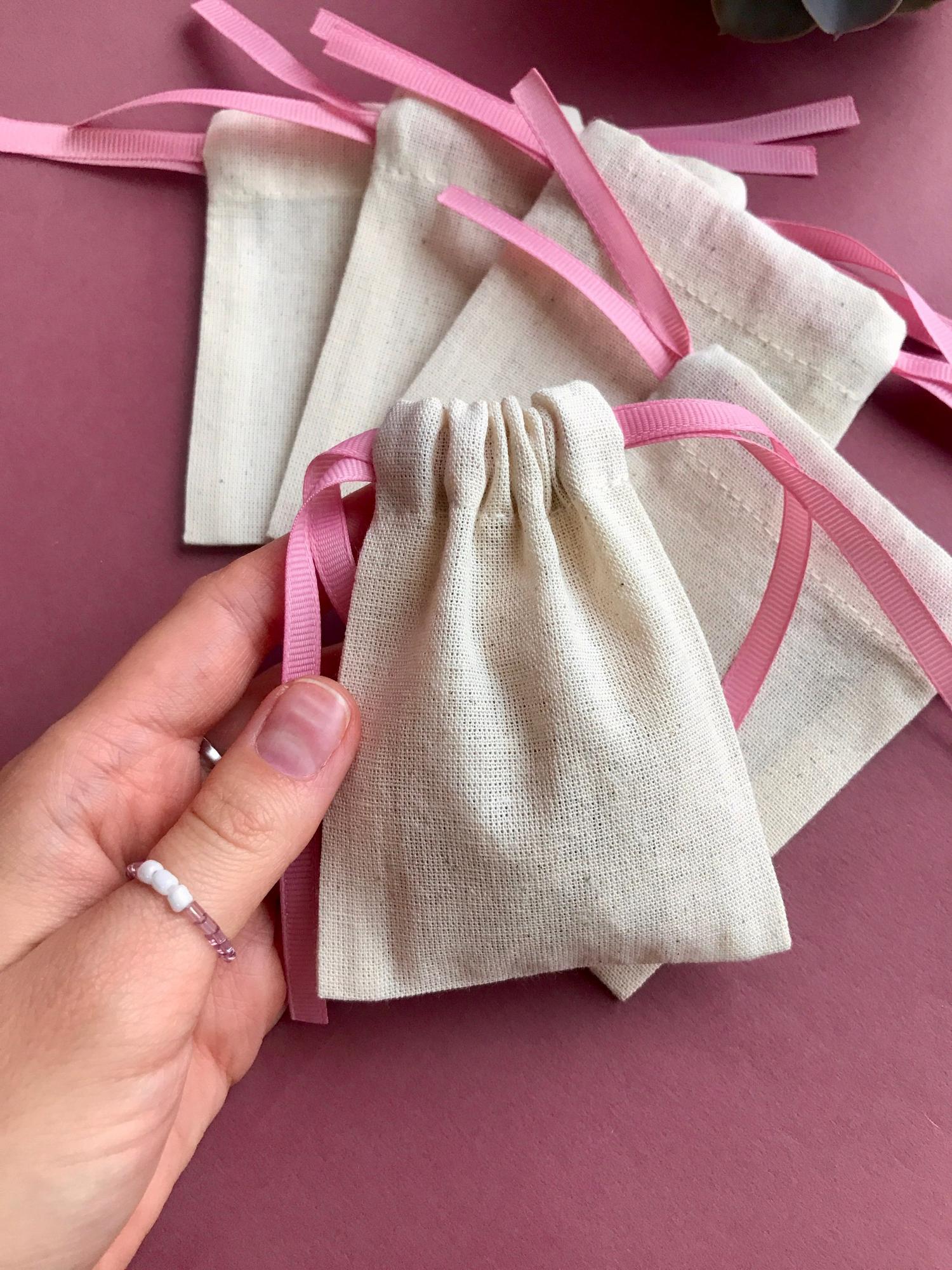 Мешочек из базового неотбеленного хлопка 140 гр. без печати, цена от 50 штук