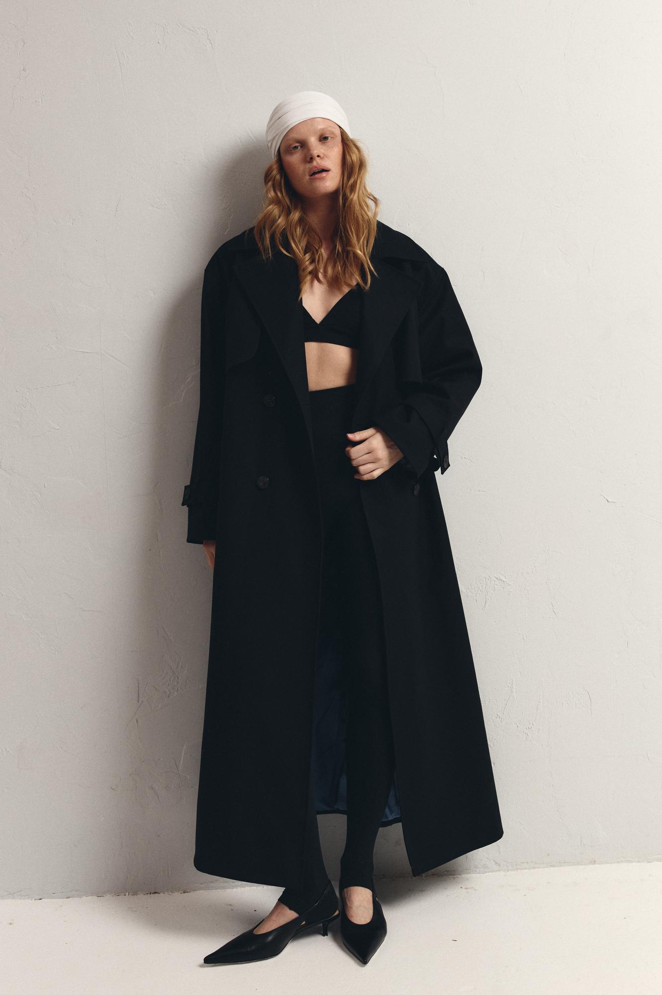 Тренч Черный