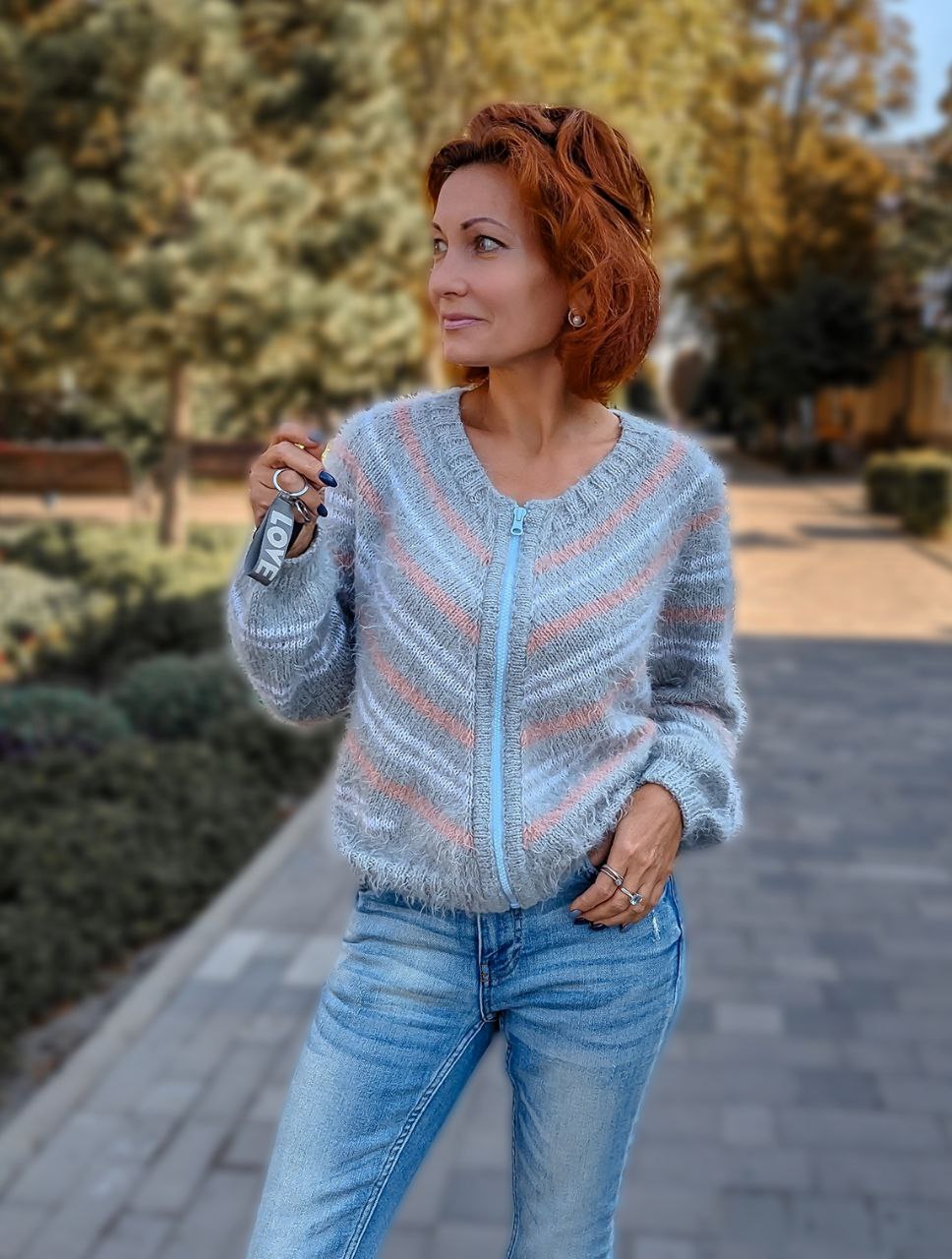 Кардиган Диагонали