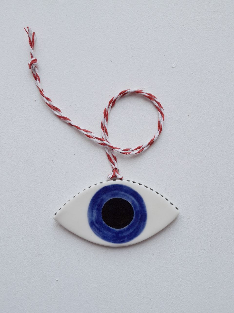 Подвеска. Украшение для дома. Глаз синий. Баухауз