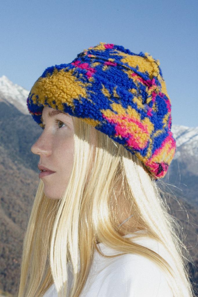 Шапка Sherpa Flowers