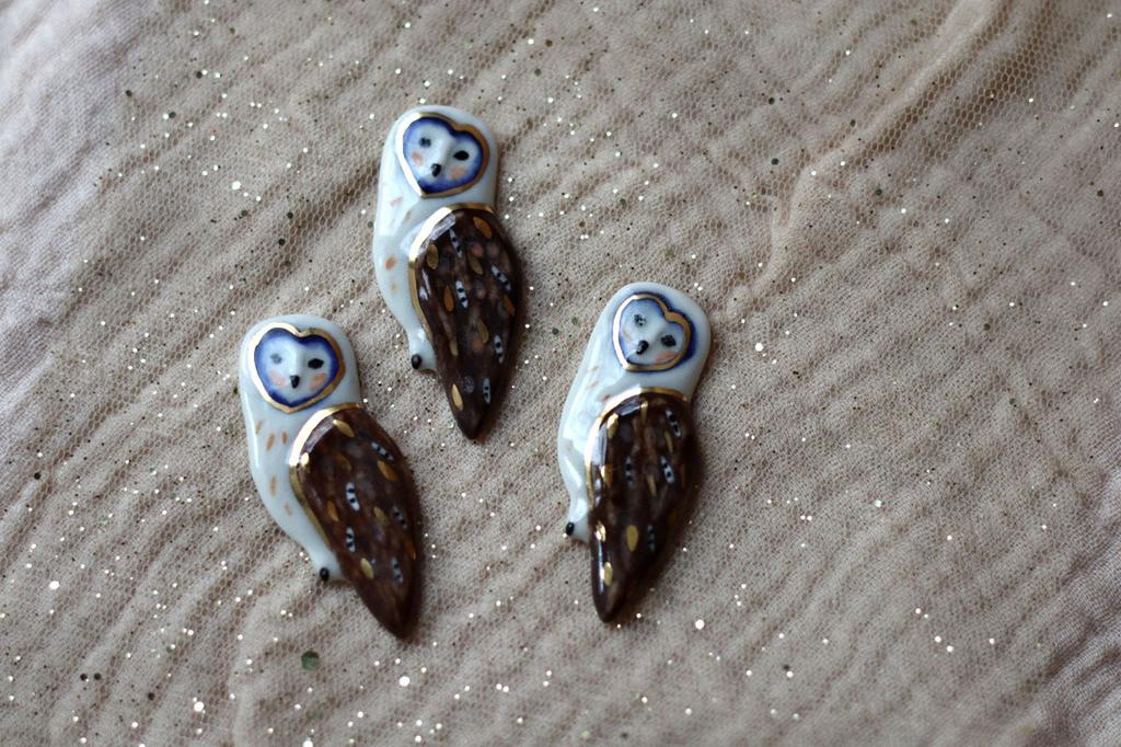 брошь "Сова"