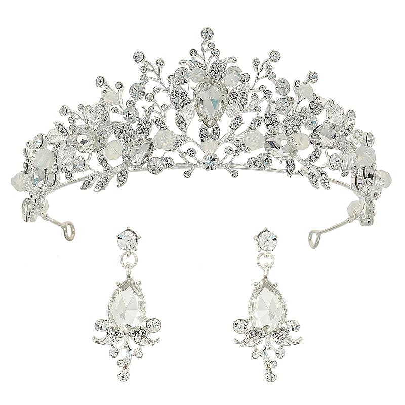 Набор корона + серьги