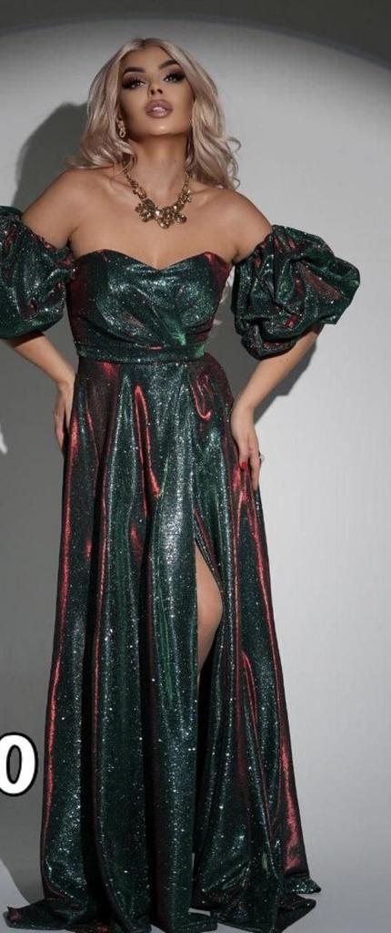 Вечернее платье Флора грин