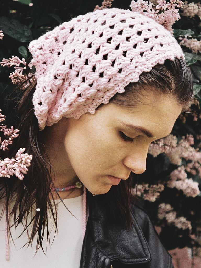 Косынка DashaPhi x tête светло-розовая