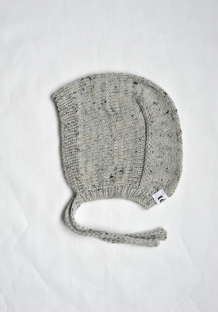 Чепчик светло-серый меланж