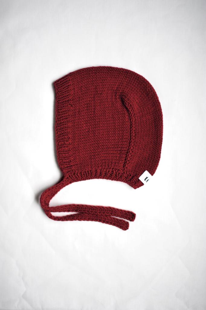 Чепчик бордовый