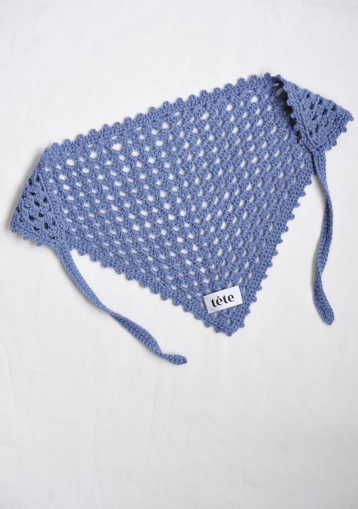 Косынка сирень (мериносовая шерсть)