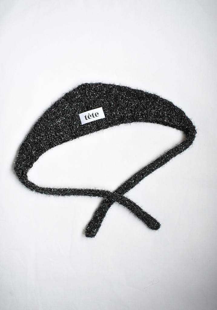 Мини-чепчик из кашемира с люрексом