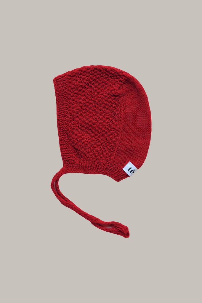 Чепчик ягодно-красный