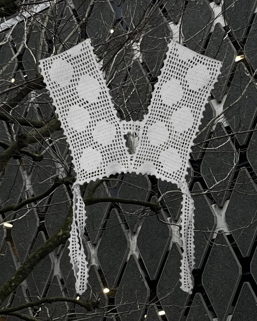 Манишка в горошек