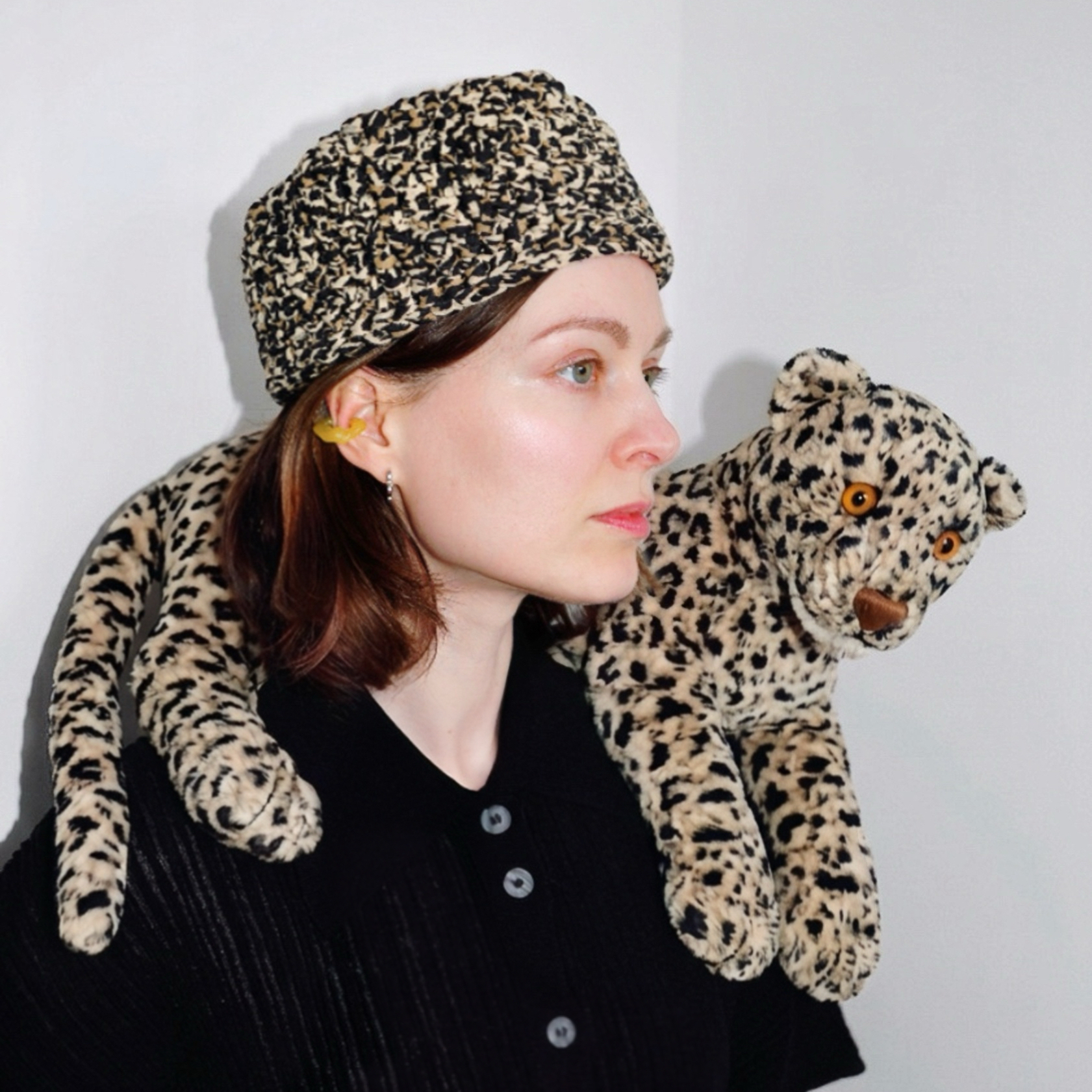 Шапочка леопардовая