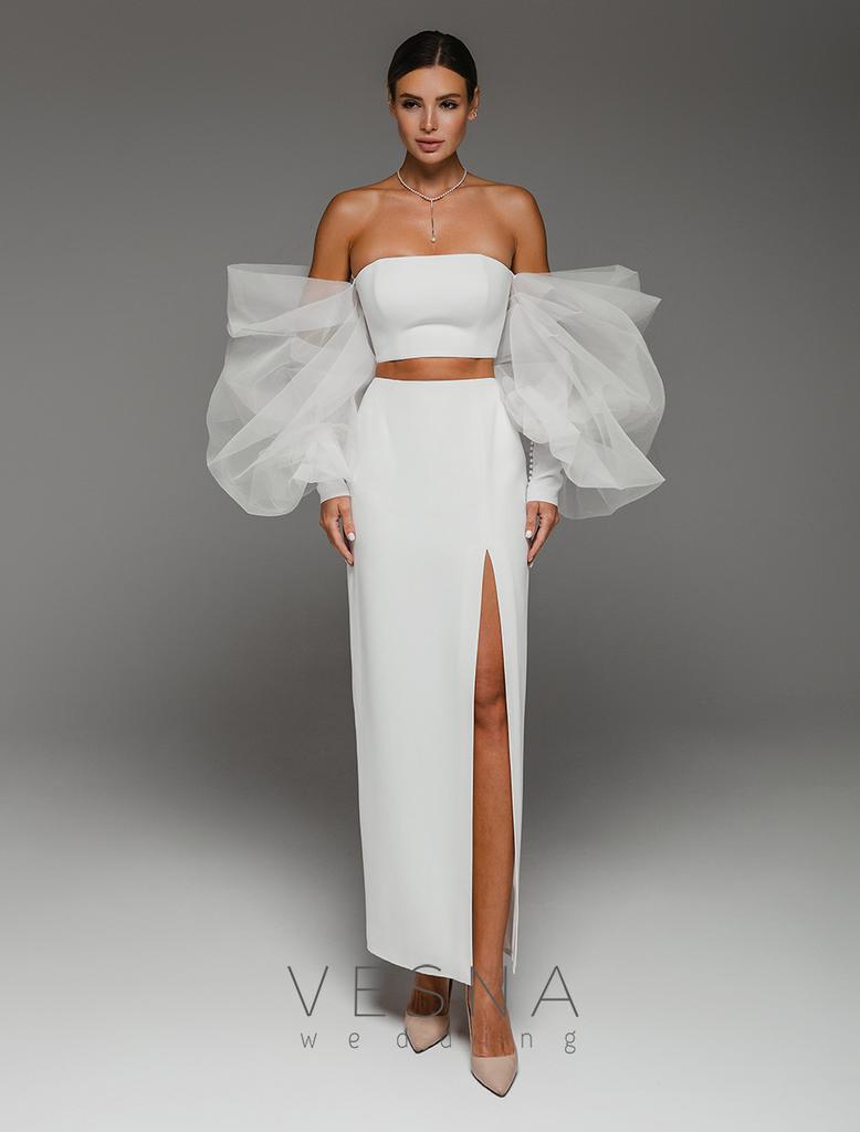 Топ с рукавами + Юбка Эва