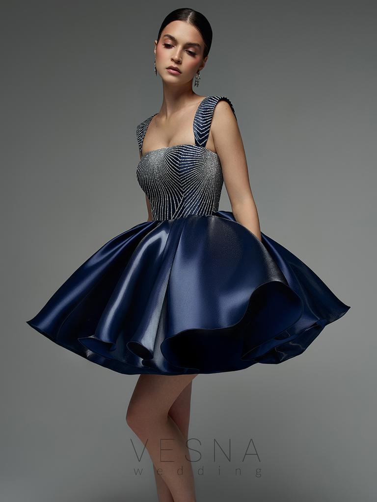 Вечернее платье Миссури Индиго