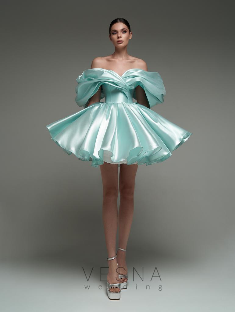 Вечернее платье Рафаэлла Блю Перл