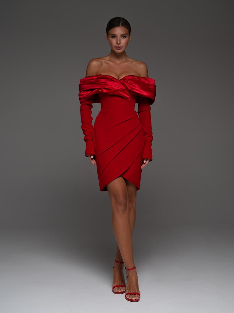 Вечернее платье Тиффани мини Руж