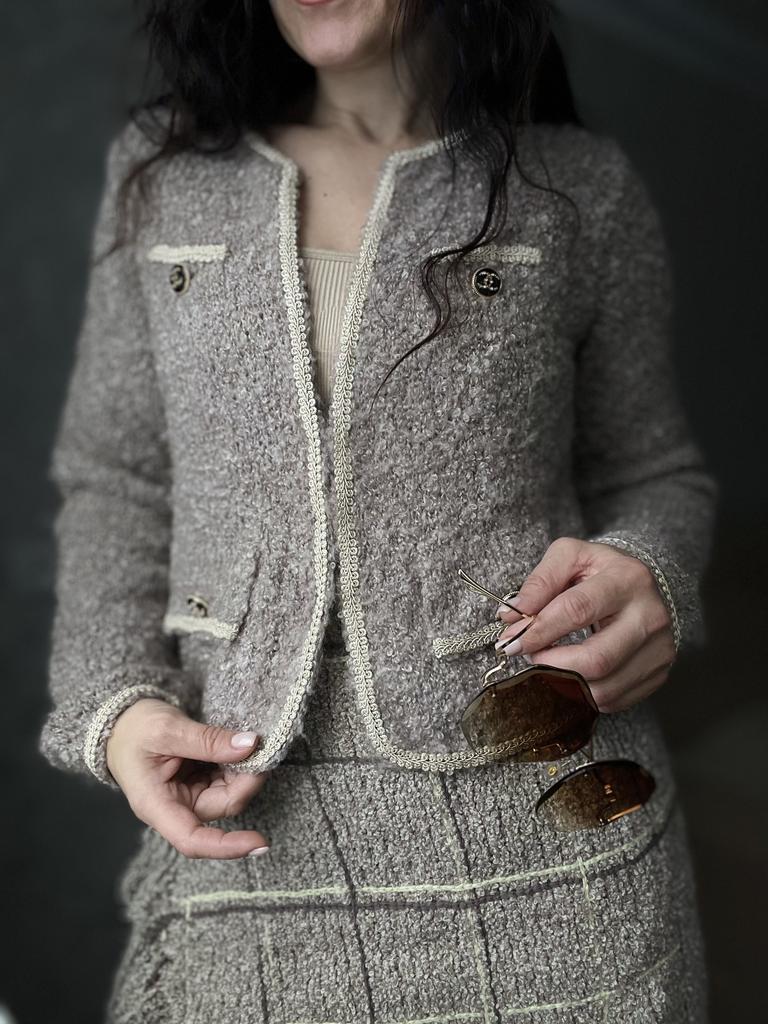 Комбо КОКО. Юбка и жакет в стиле Шанель