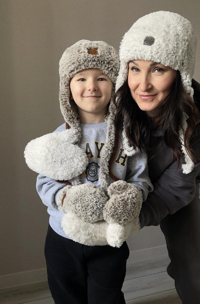 Два мастер - класса Ушанка + Варежки Артемида