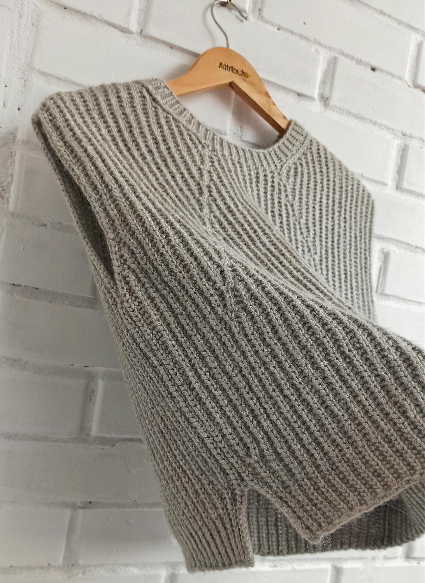 Мастер-класс по вязанию крючком "Базовый жилет "Линии"