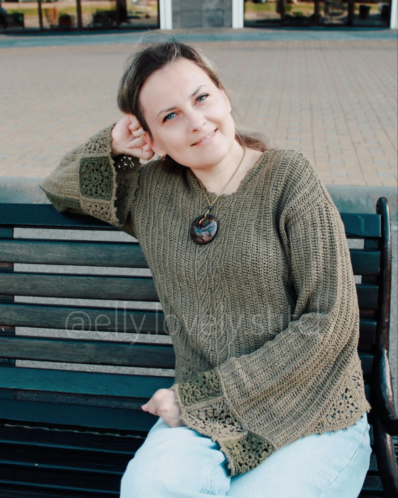 Мастер-класс по вязанию крючком  "Блуза в стиле бохо"