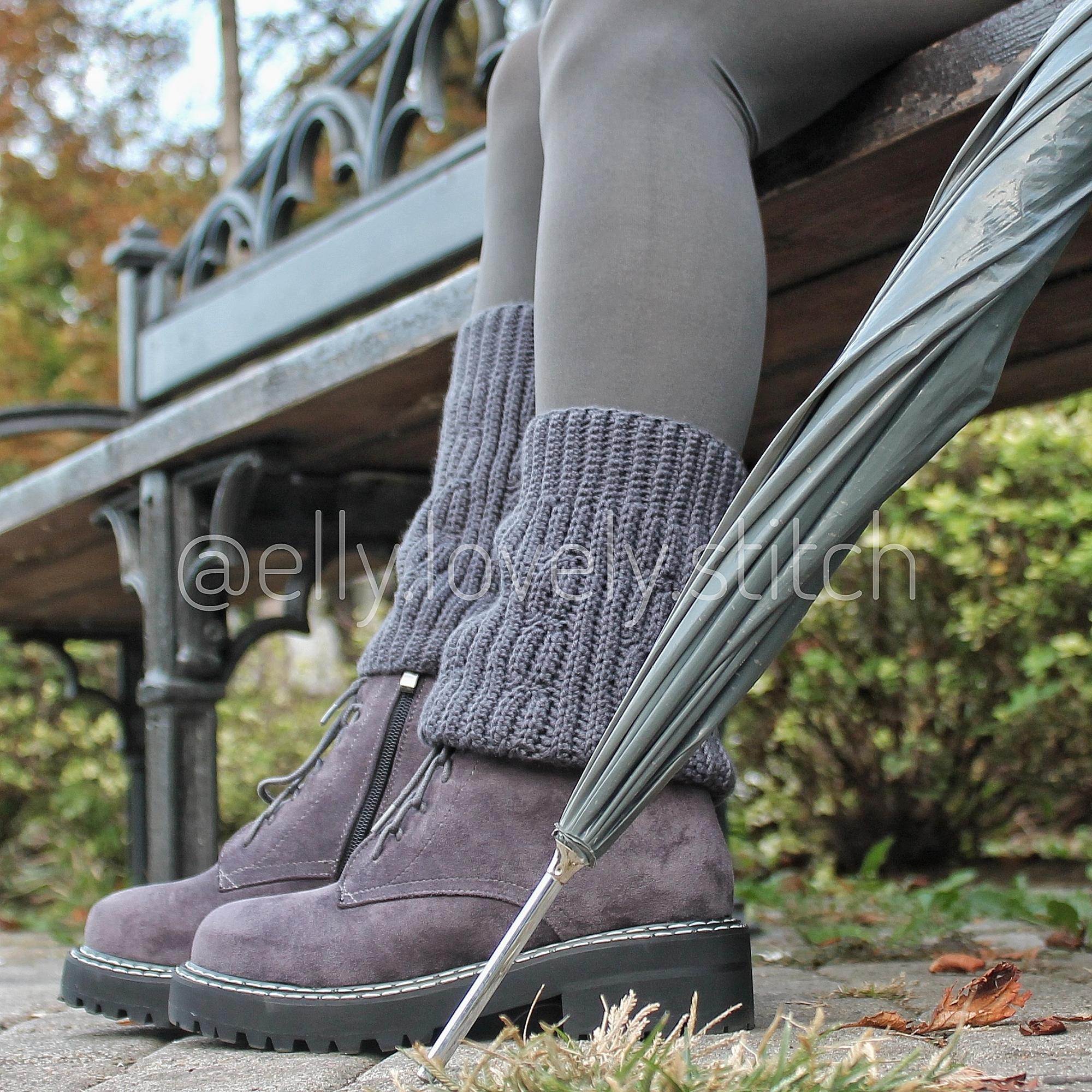 Мастер-класс по вязанию крючком  "Гетры "Цепи"