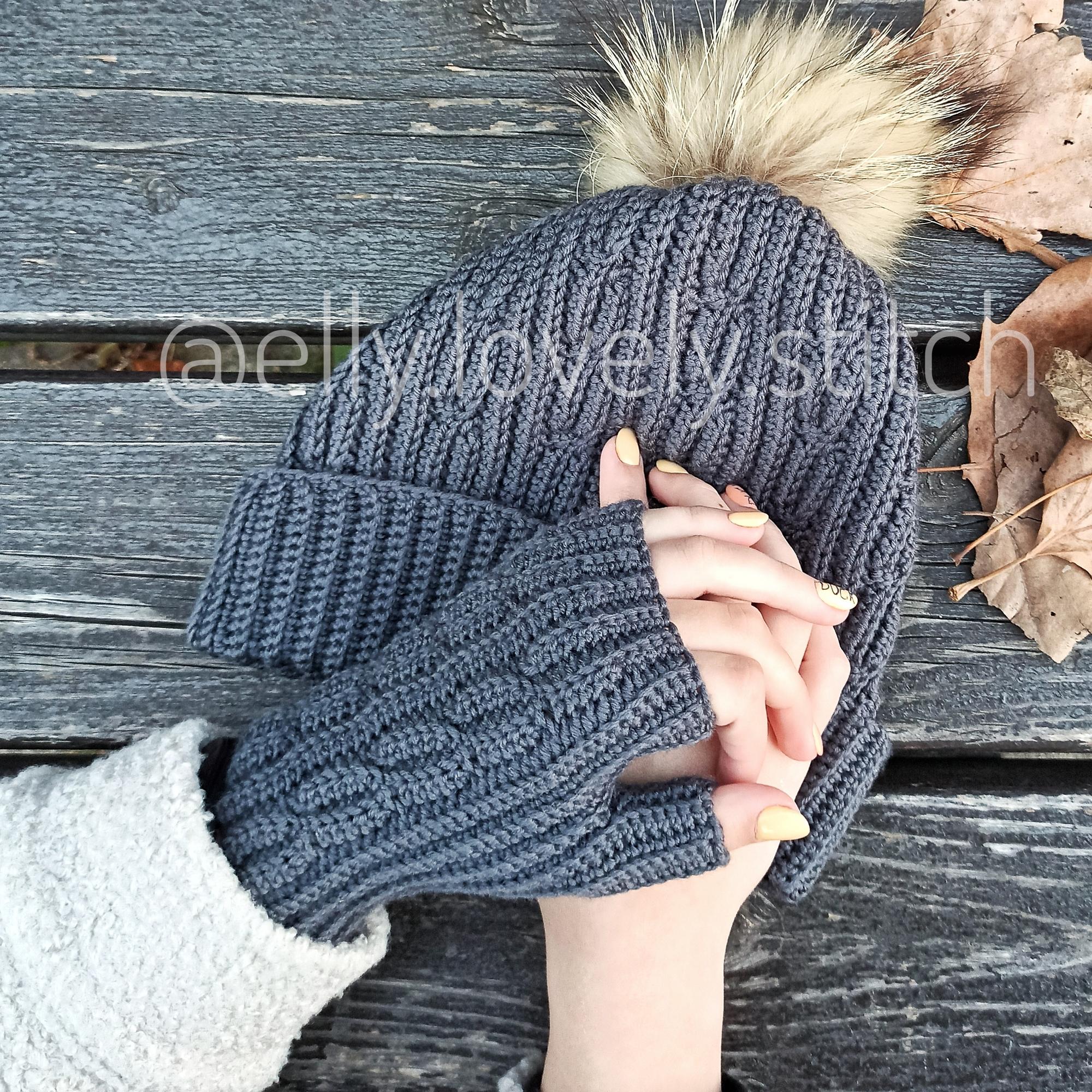 Мастер-класс по вязанию крючком "Митенки "Цепи"