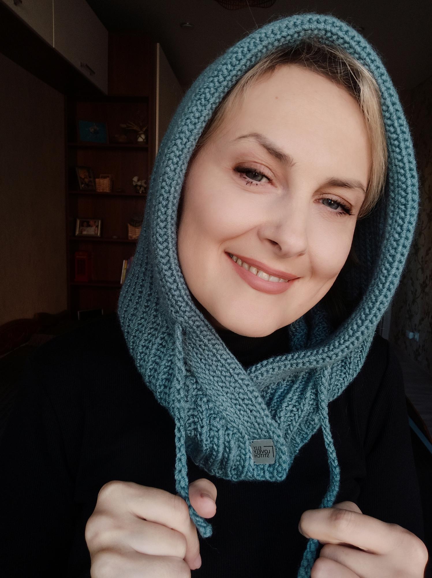 Мастер-класс по вязанию крючком "Капюшон"