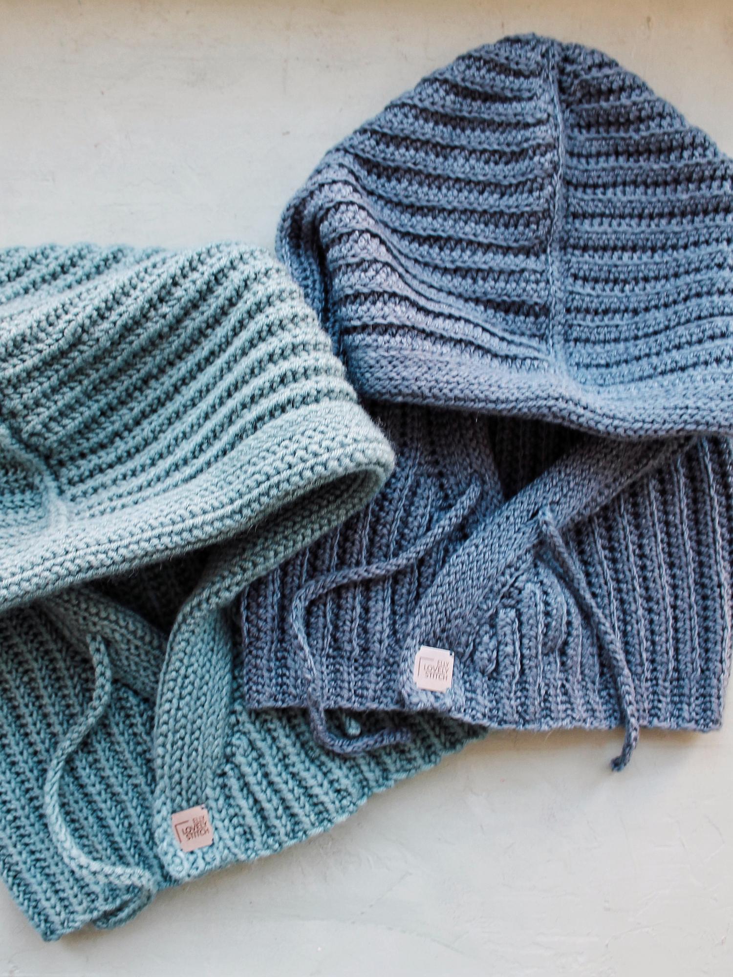 Мастер-класс по вязанию крючком "Капюшон"