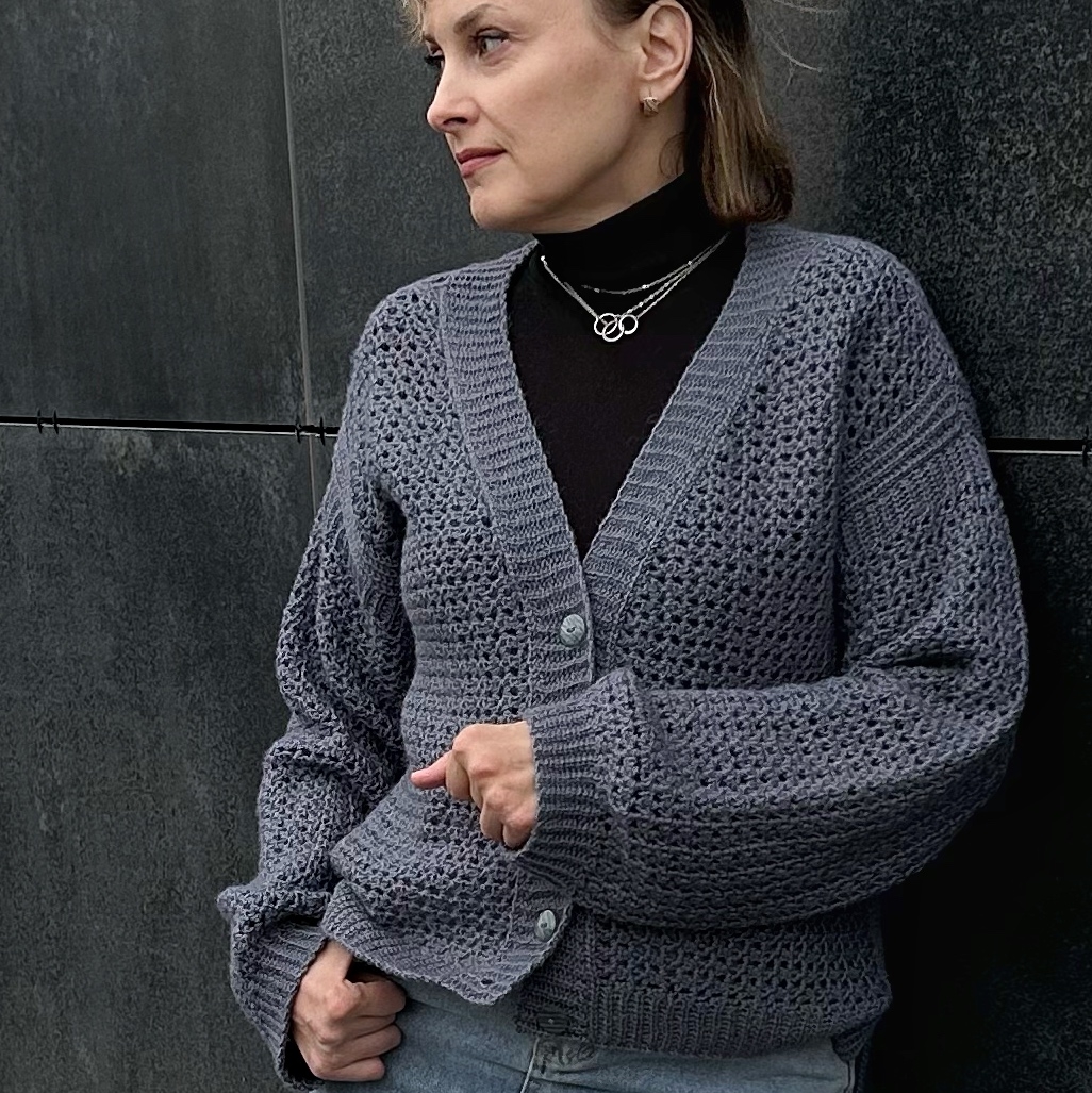 Мастер-класс по вязанию крючком "Кардиган «Шик»"